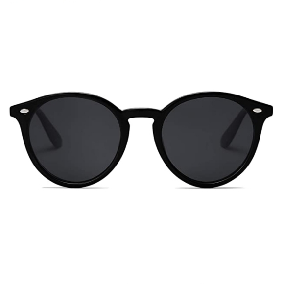 Accessories - 💫Black Round Polarized Sunglasses for Women Men Classic Vintage